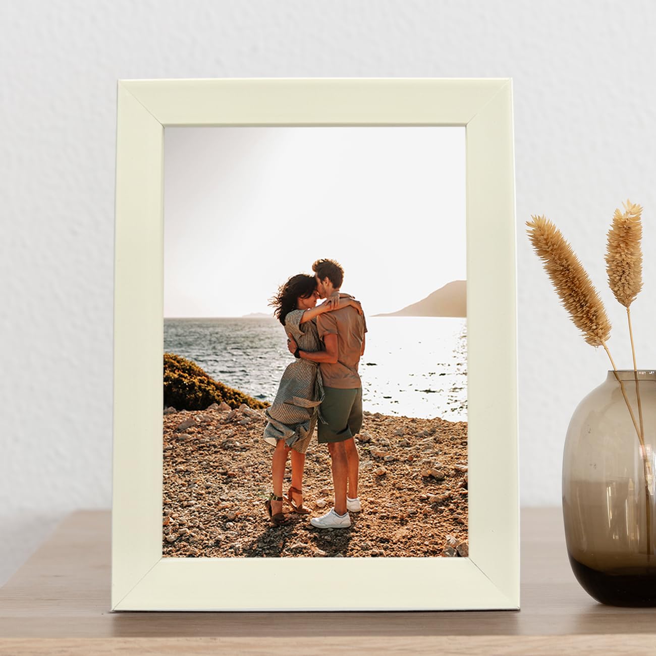 Table & Wall Photo Frame - White