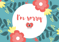 I am Sorry Card