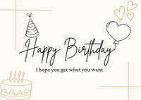 Happy Birthday Card